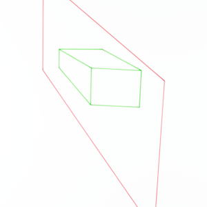 Cube in Plane (part of 'Locus' series)