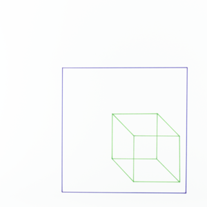 Cube in Square (part of 'Locus' series)