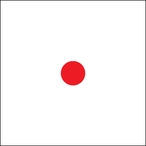 Pulsating Red Circle