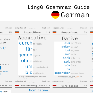 LingQ German Grammar Pack